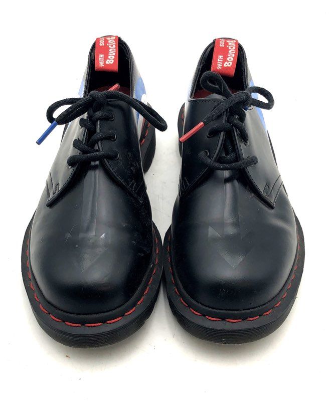 Dr. Martens 1461 The Who Black Smooth Leather Target Logo Oxford Size UK 6 US M7