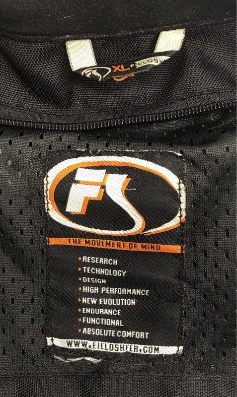 Fieldsheer Men's Black Gray Hydro Tour Motorcycle Riding Jacket Size XL