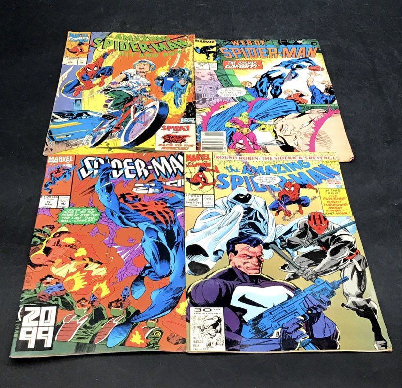 Marvel Spider-Man Comic Lot 1980s-2000s Mixed Titles Approx 30