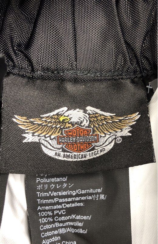 Harley-Davidson Men's Black Orange Cotton One-Piece Overalls - Size 3XL