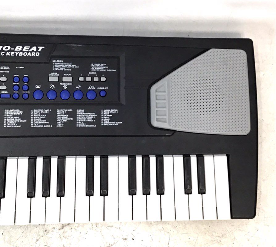 Techno-Beat Black 54 Key Electronic Keyboard