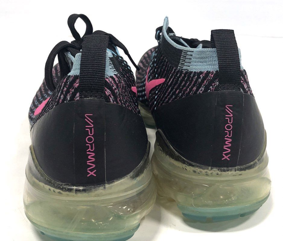 Nike Air VaporMax Flyknit 3 Black Pink Blue Women's Running Shoes