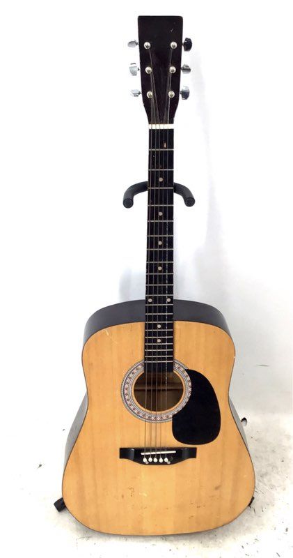 Burswood Esteban 6-String Dreadnought Acoustic Guitar