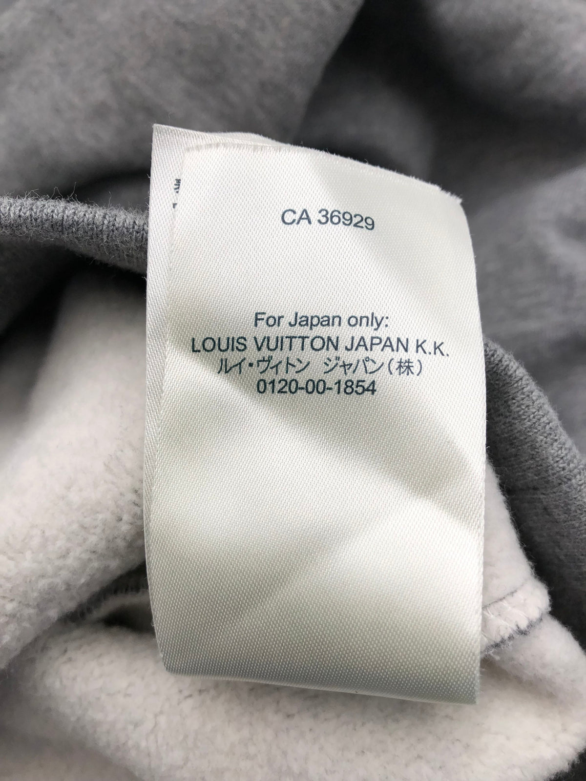 Louis Vuitton Women's Grey\Black 'Boyfriend' Sweatshirt-Size: Large (+COA)
