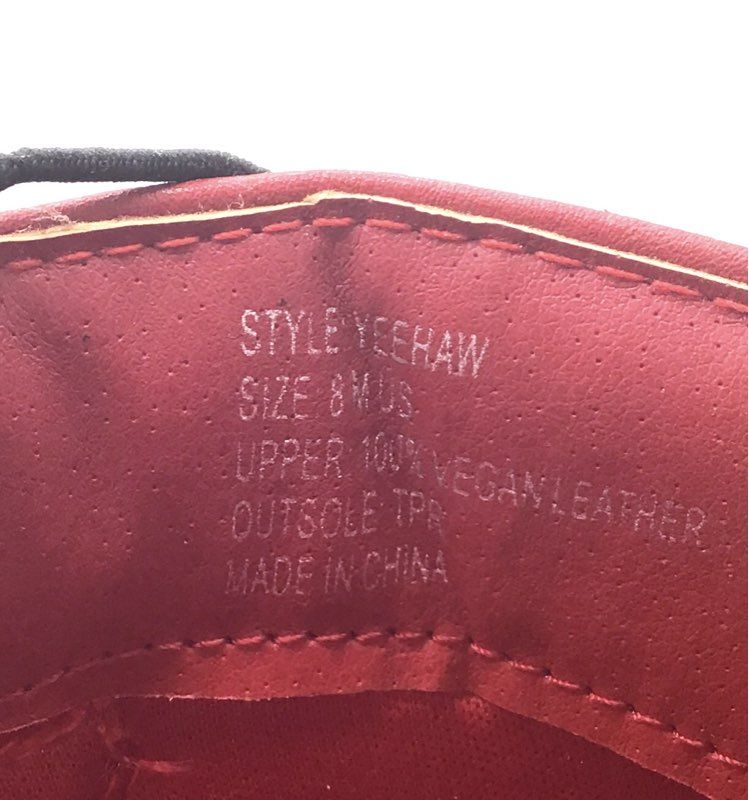 NWT Orly Women's Yeehaw Red Cowgirl Western Boots - Size 8M