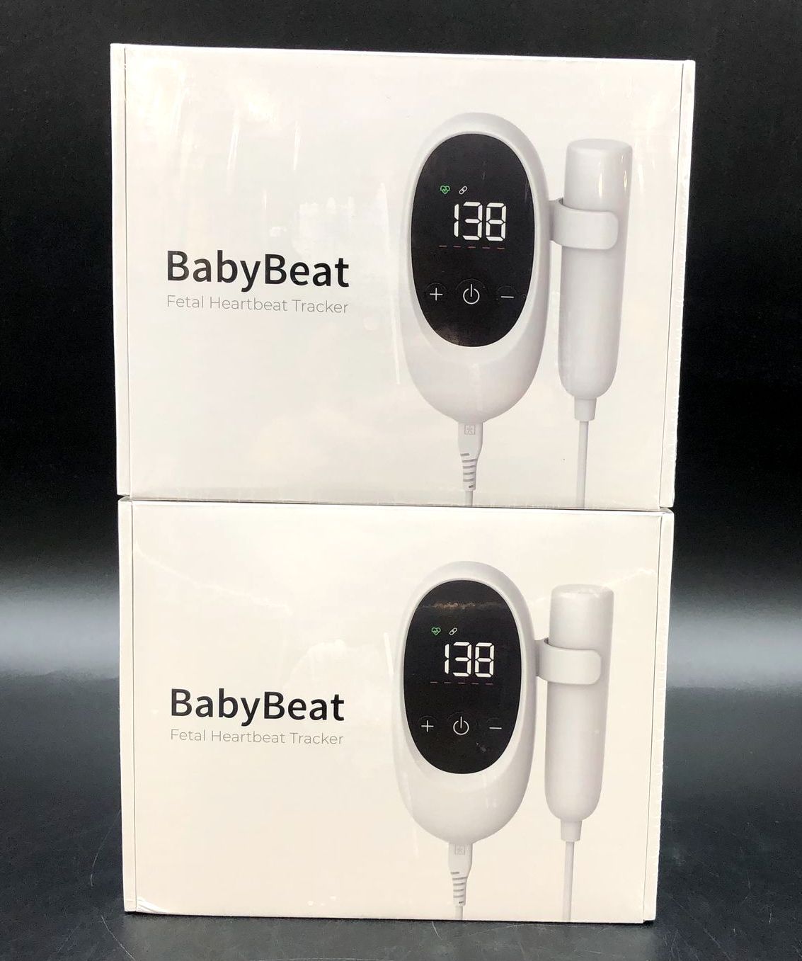 SEALED BabyBeat Lot of 2 Fetal Heartbeat Doppler Tracker Monitors