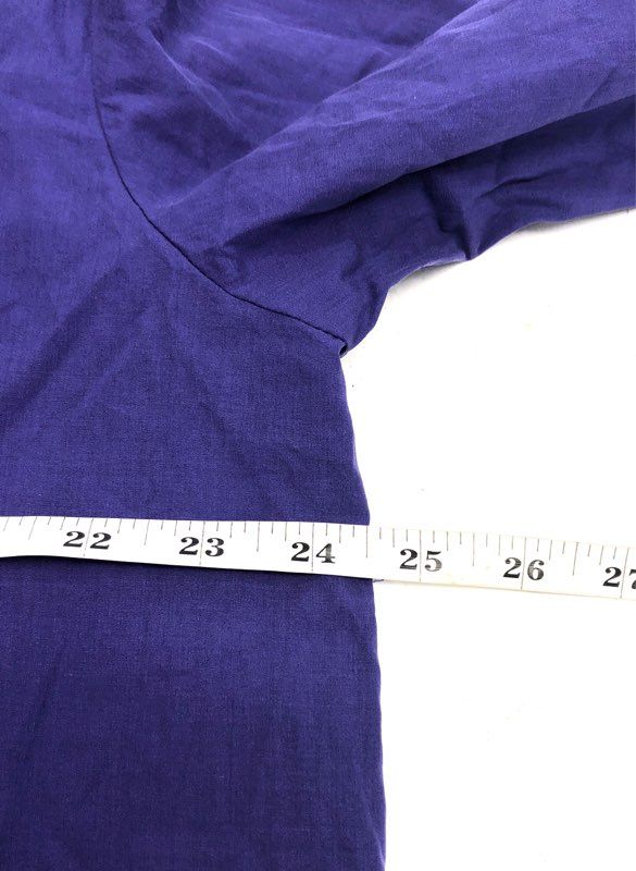 BA&SH Women's Purple Karla Shirt Long Sleeve Button Down Pocket Sz 1 NWT