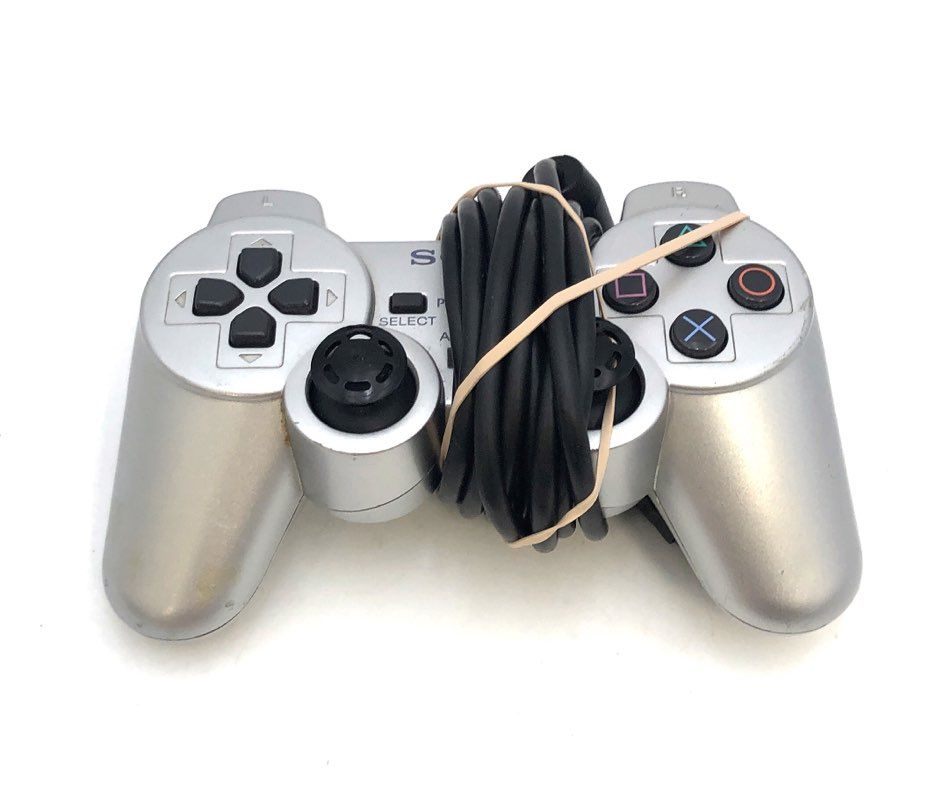 Lot of 3 Sony PlayStation 2 PS2 DualShock 2 Controllers OEM Original