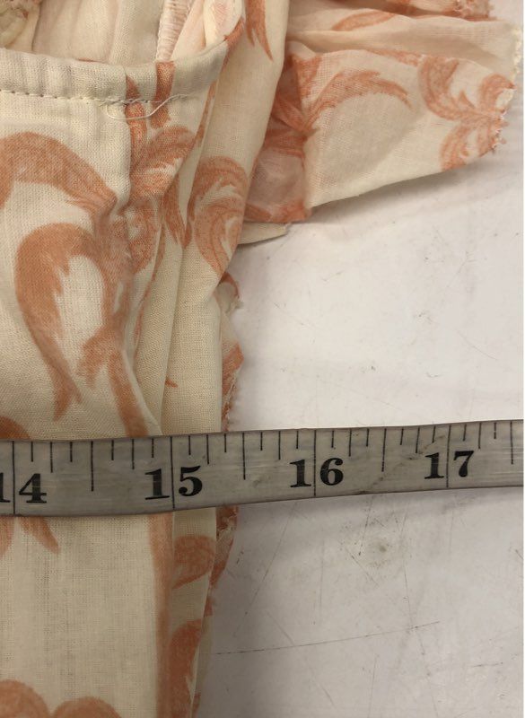 Scotch & Soda Women's Cream Orange Palm Tree Print Cutout Maxi Dress NWT Sz S