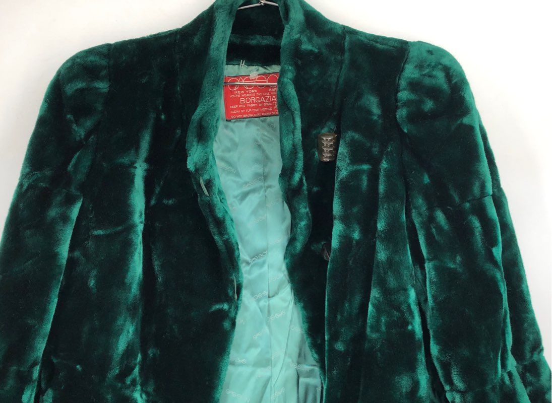 Sasson Women&#39;s Green Borgazia Coat - Size 10