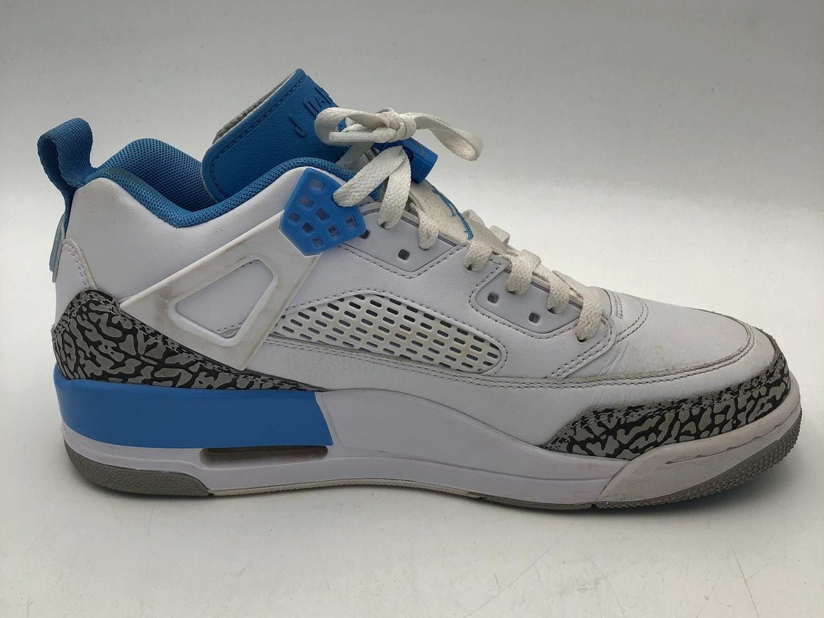 Nike Air Jordan Spizike Low 'UNC' Men's White/Grey/Blue Sneakers - Size 9 (+COA)