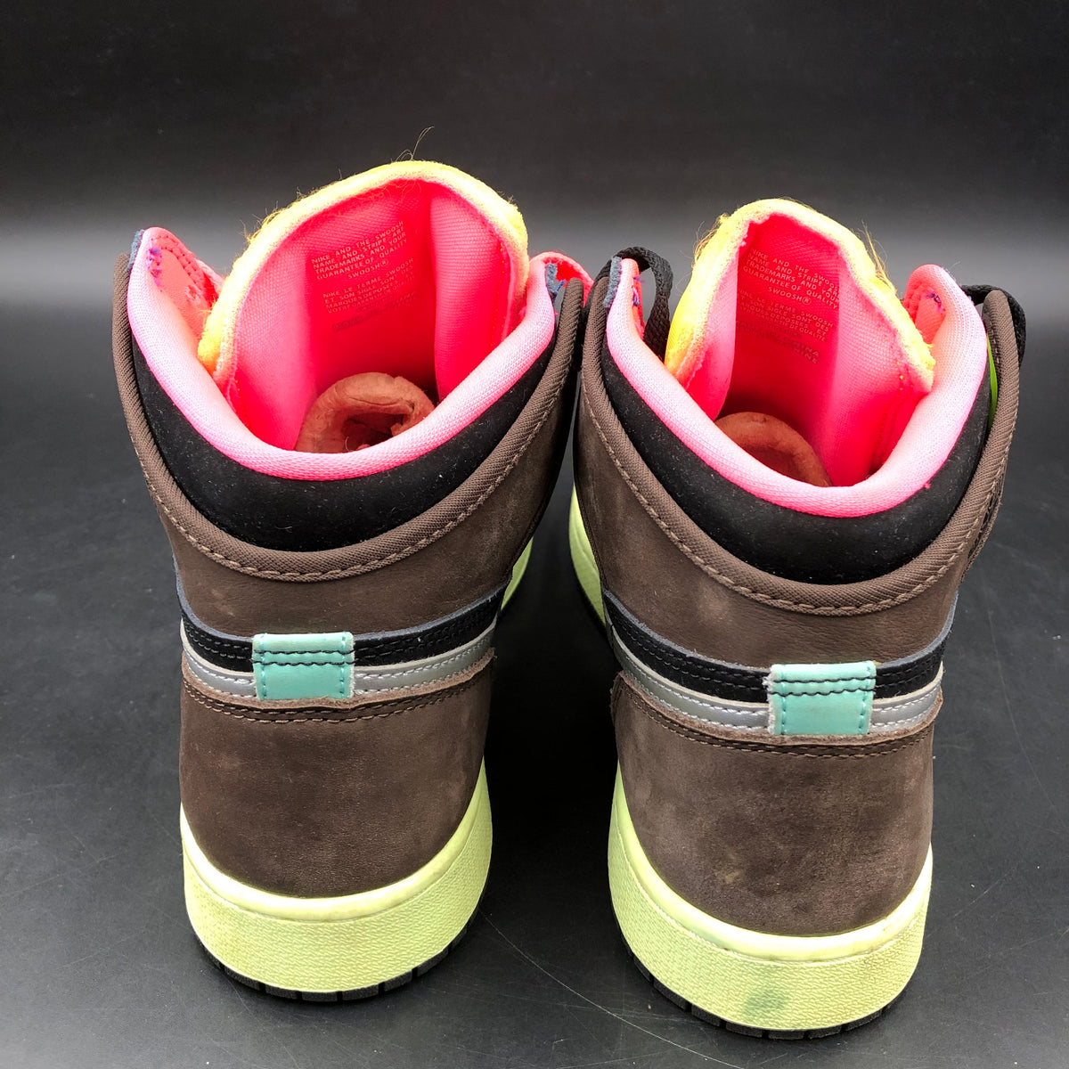 Nike Air Jordan 1 Retro High OG GS Tokyo Bio Hack Sneakers Size 6Y COA