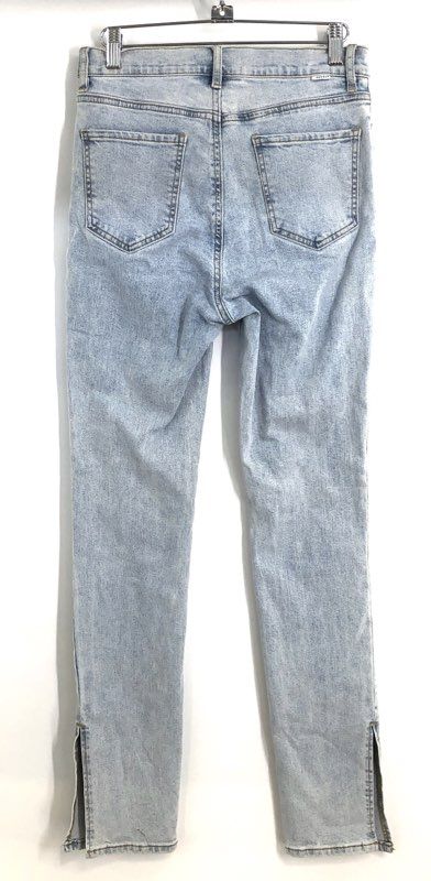 PacSun Women's Light Wash High Rise Slim Zipper Split Hem Jeans Size 27