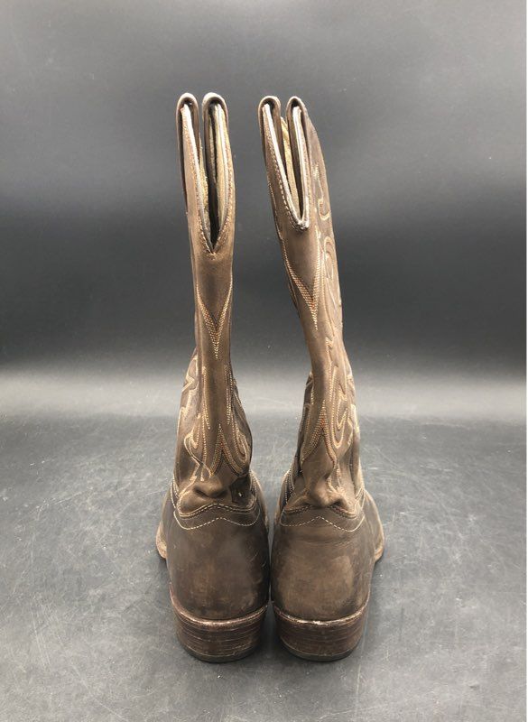 J Chisholm Men's Brown Western Boots - Size 10D