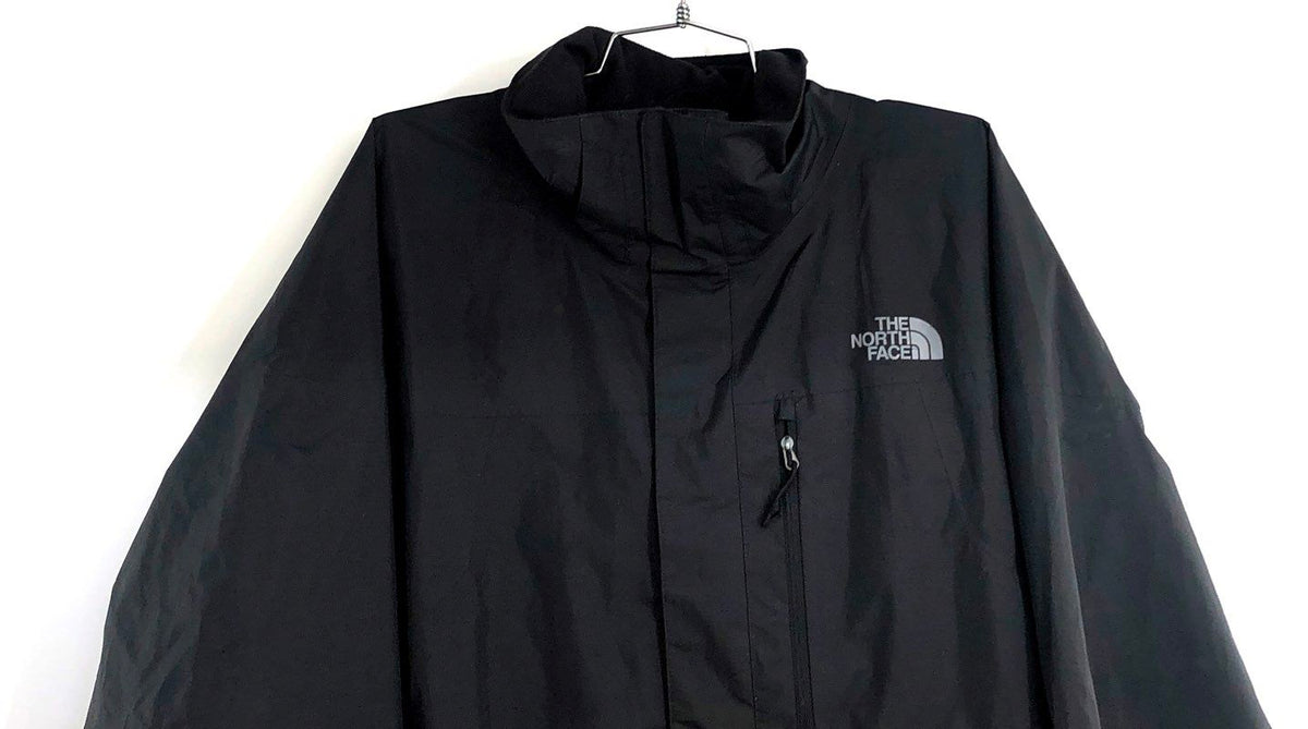 The North Face Men's Black Gore-Tex Full Zip Rain Shell Jacket Size XL
