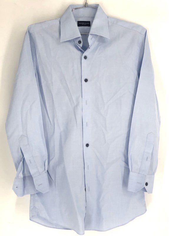 Proper Cloth Men's Blue Button-Up Shirt Lot Of 3