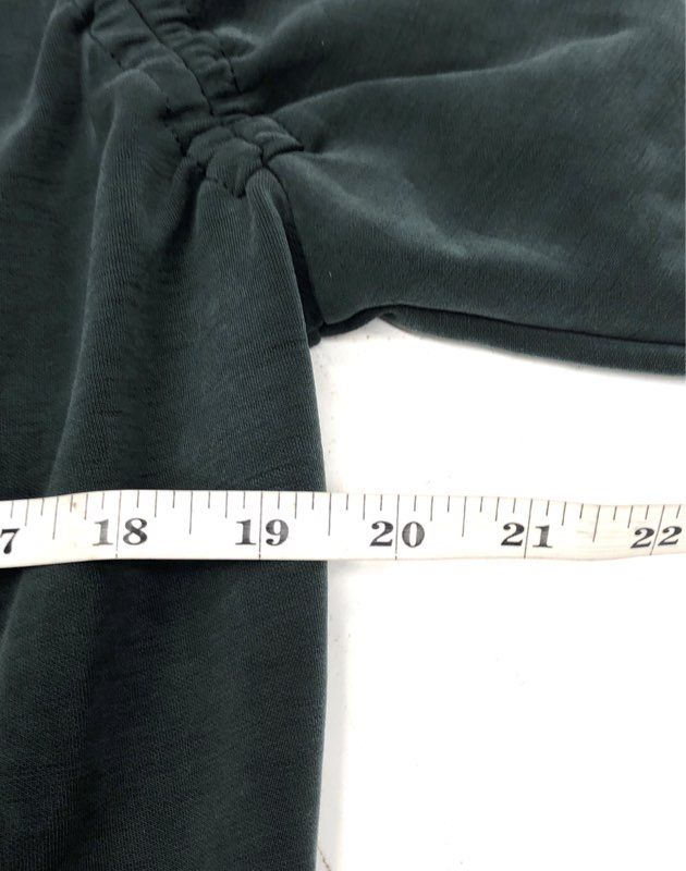 Cable & Gauge Sport Women's Green Modal Blend V-Neck Pullover Top Sz XS