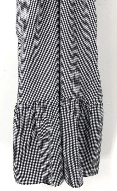 NWT Romeo & Juliet Couture Women's Black White Gingham A-Line Dress - Size S