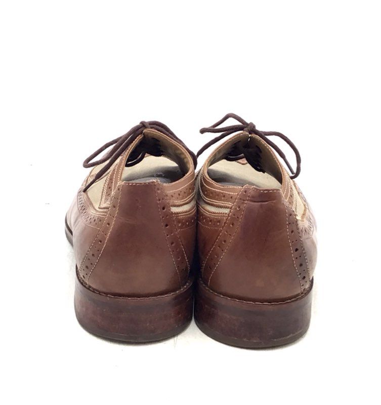 Johnston &amp; Murphy Men&#39;s Garner 20-1820 Brown Wingtip Oxford Dress Shoes - Sz 13M