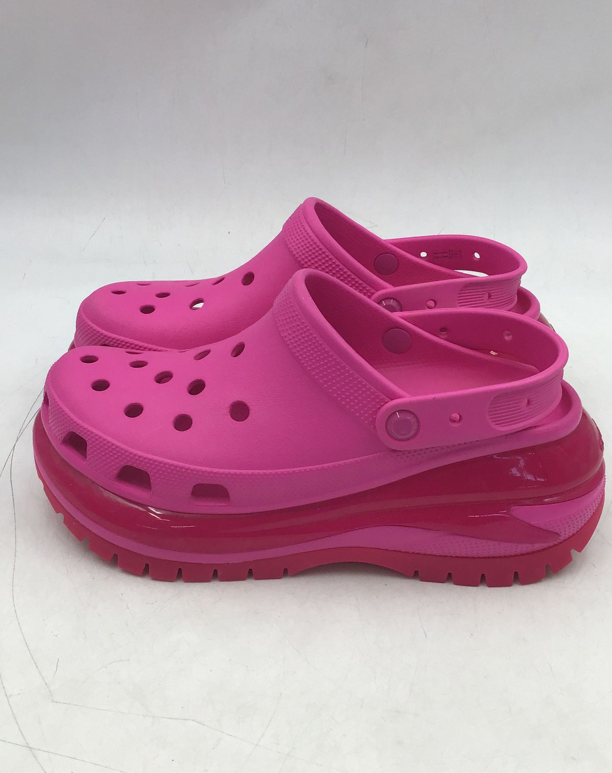 Crocs Women&#39;s Pink Clog Shoes - Size 12