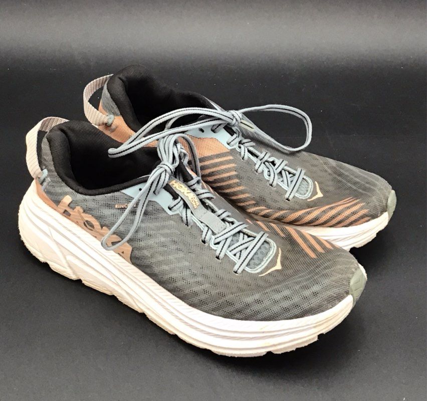 Hoka One One Women&#39;s Gray Low-Top Running Shoes - Size Measured