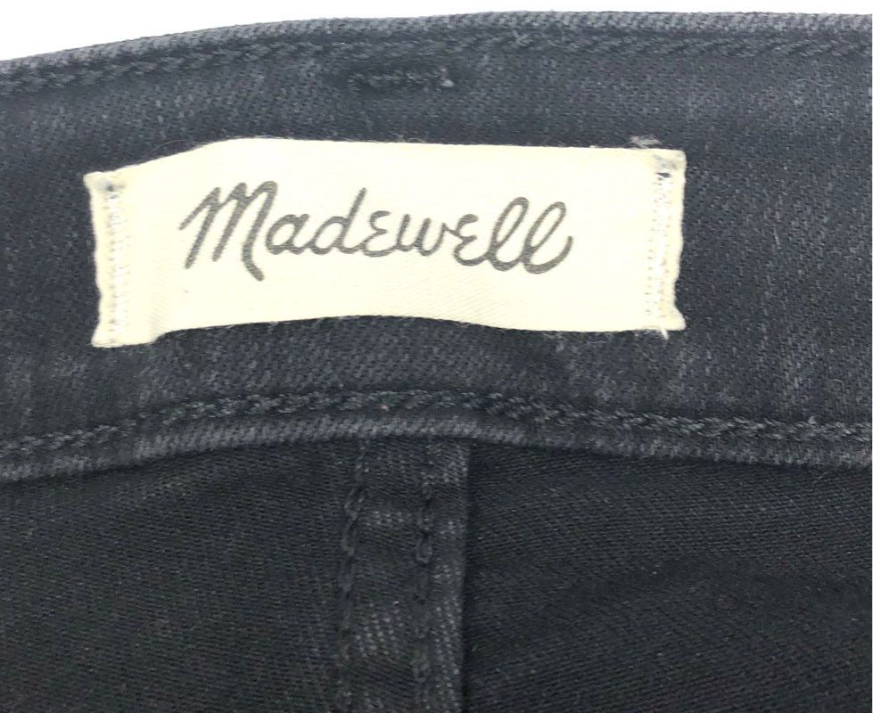 Madewell Women's Curvy Roadtripper Black High Rise Skinny Jeans Size 31
