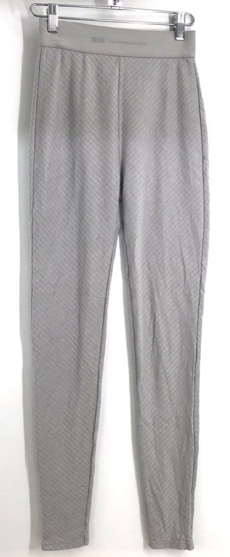 Uniqlo x Alexander Wang Women's Gray Heattech Extra Warm Quilted Leggings Sz S