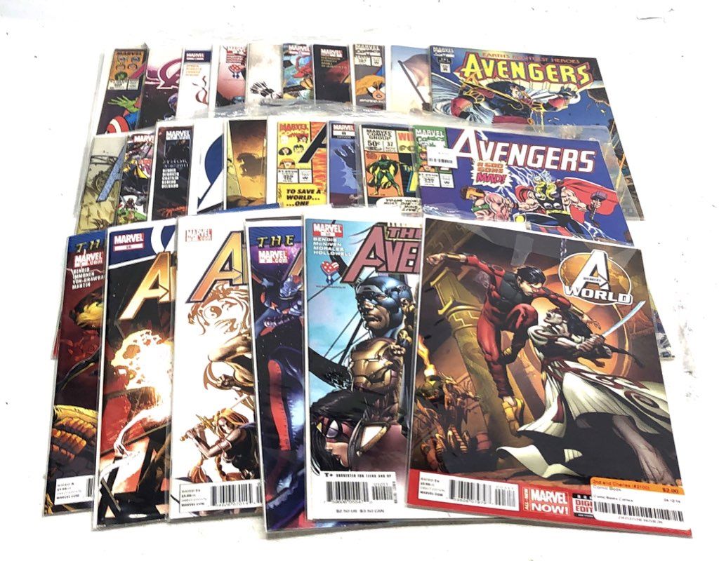 Marvel Avengers Comic Lot Comics Mixed Era Bronze Copper Modern Age