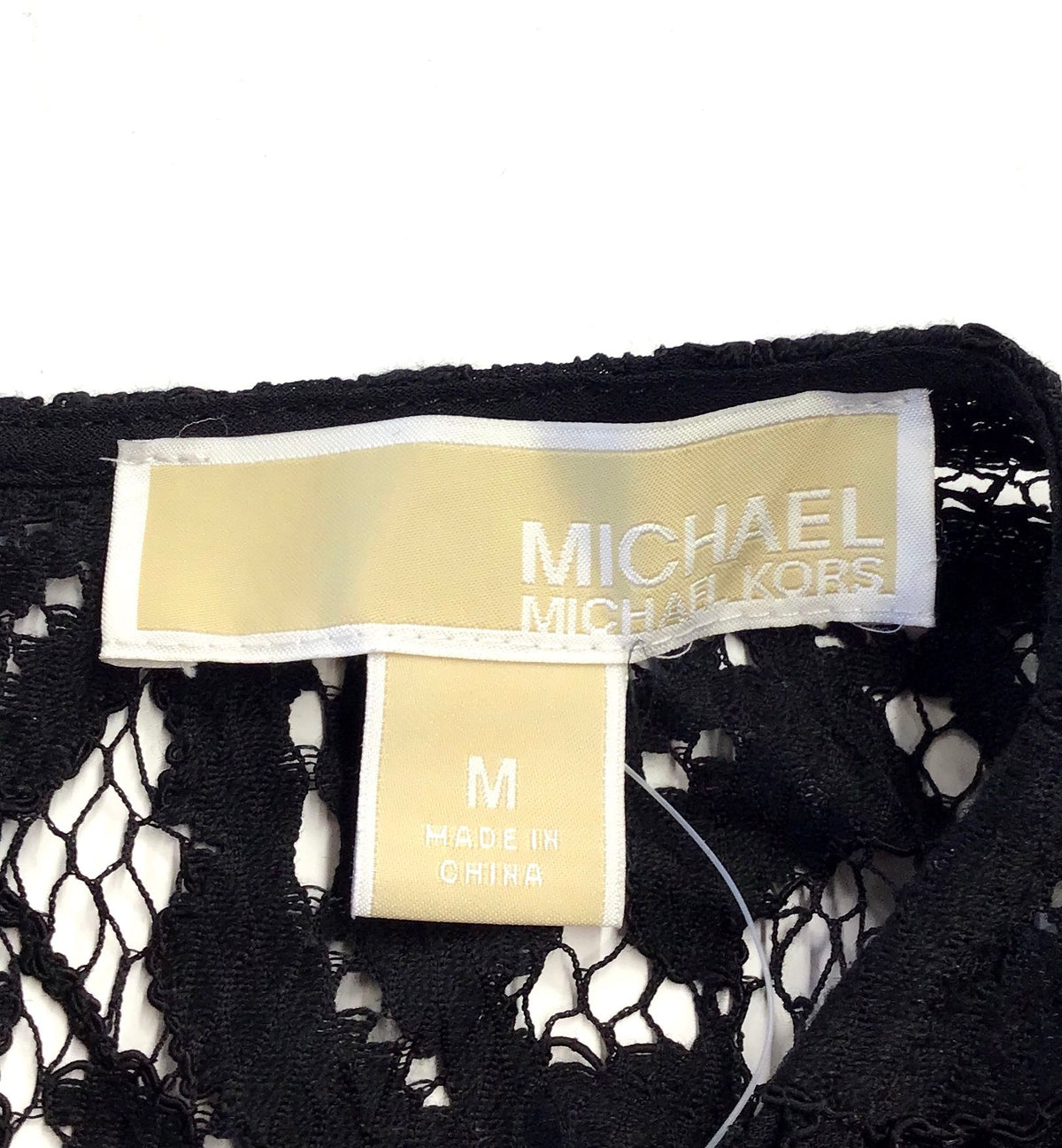 NWT Michael Kors Women&#39;s Black Floral Lace Blouse - Size M