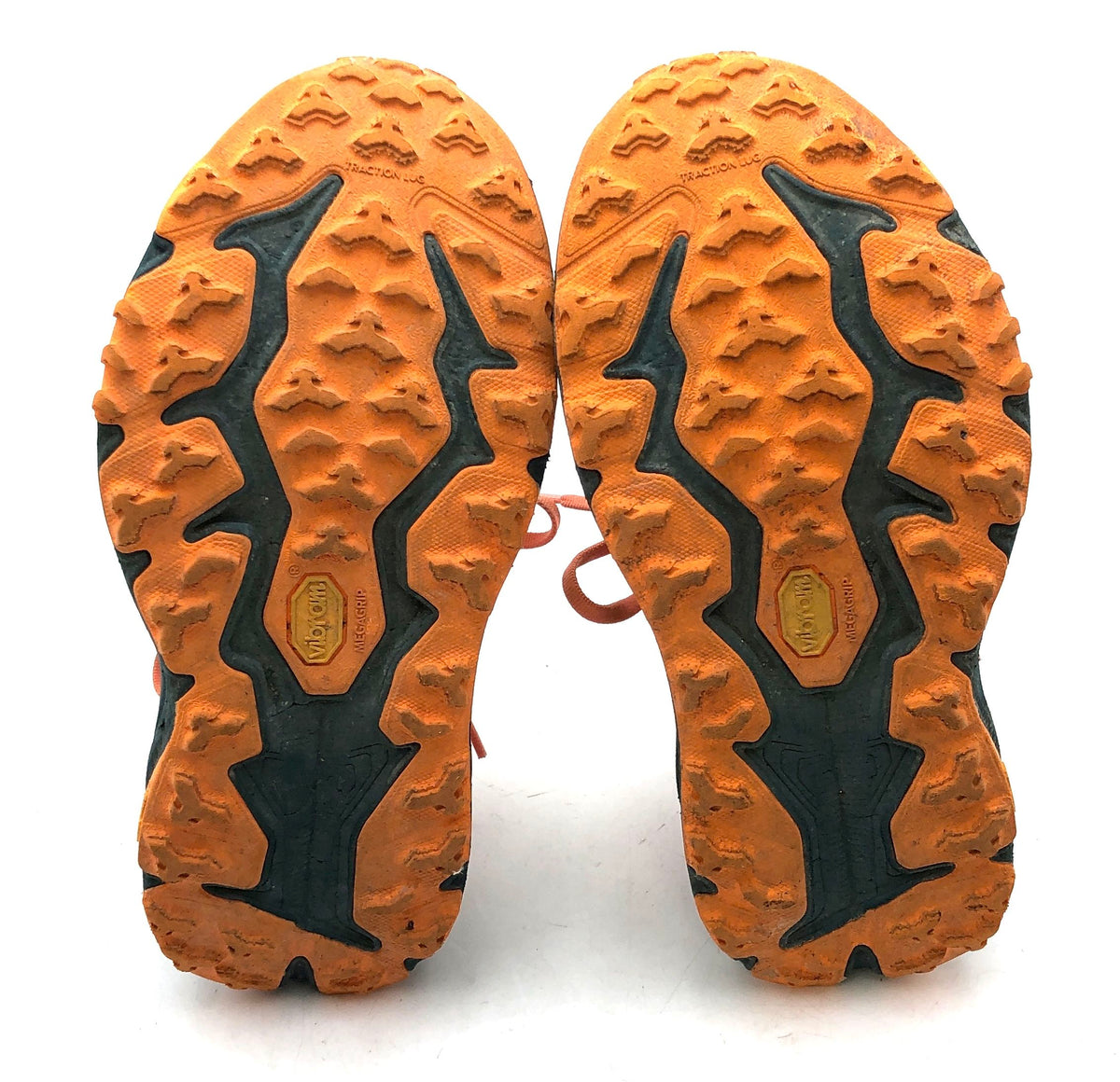 Hoka One One Speedgoat 5 Coral Orange Yellow Trail Running Shoes Women's 8.5