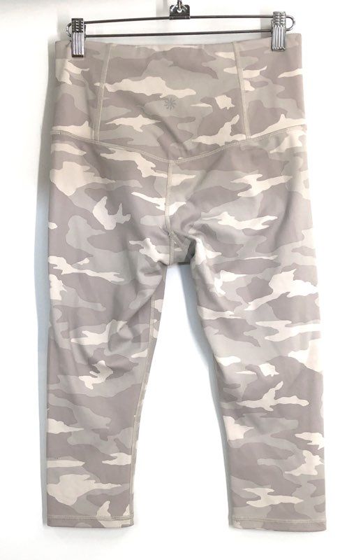 Athleta Women's Elation Leggings Lot 2 7/8 Tight & Camo Crop High Rise Sz S