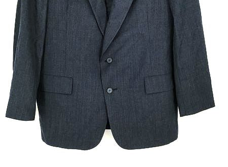 Christian Dior Men&#39;s Navy Blue Low-Moisture Blazer - Size Measured