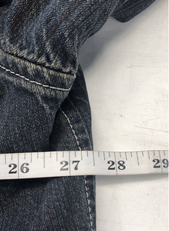Sean John Men's Blue Denim Jean Jacket Vintage Y2K Oversized Script Sz XL