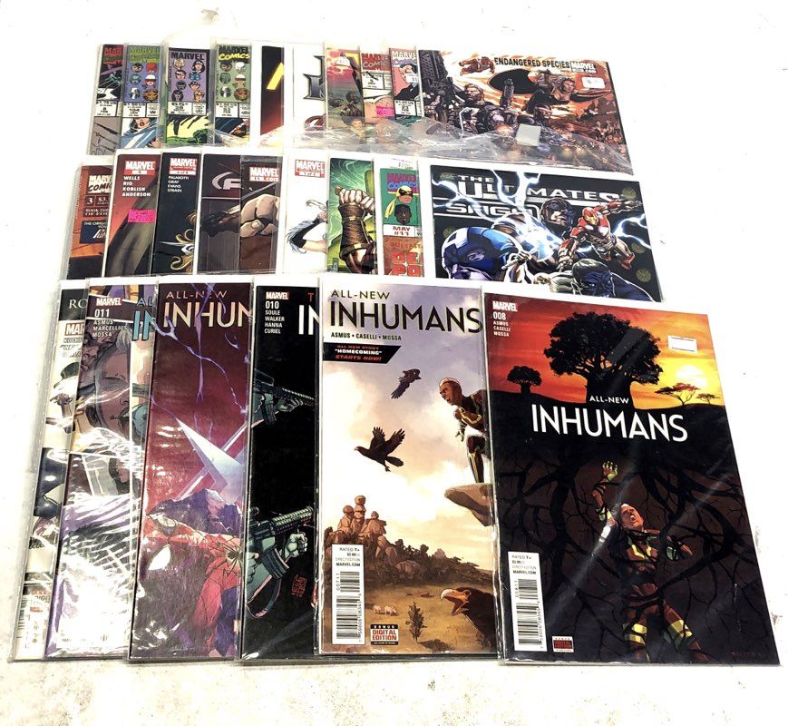 Marvel Comic Book Lot 1980s-2010s Superhero Modern Copper Age Approx 25 Comics