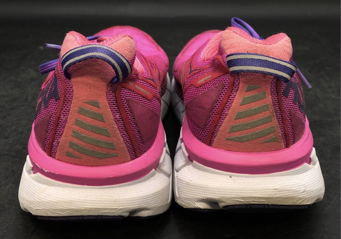 Hoka One One Women's Clifton 4 Pink Athletic Shoes - Size 10