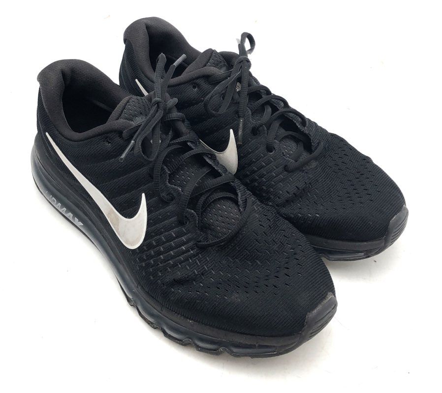 Nike Air Max 2017 Black Anthracite White Running Shoes Men's Size 11