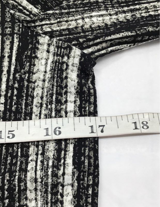 BCBGMAXAZRIA Women's Jersey Sheath Dress Black Batik Print NWT Long Sleeve Sz S
