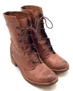 Timberland Women's Brown Combat Boots - Size 6.5