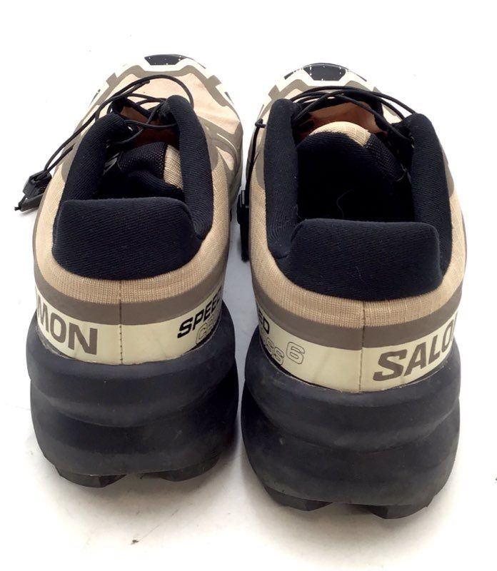 Salomon Speedcross 6 Tan Black Men's Trail Running Shoes Size 10