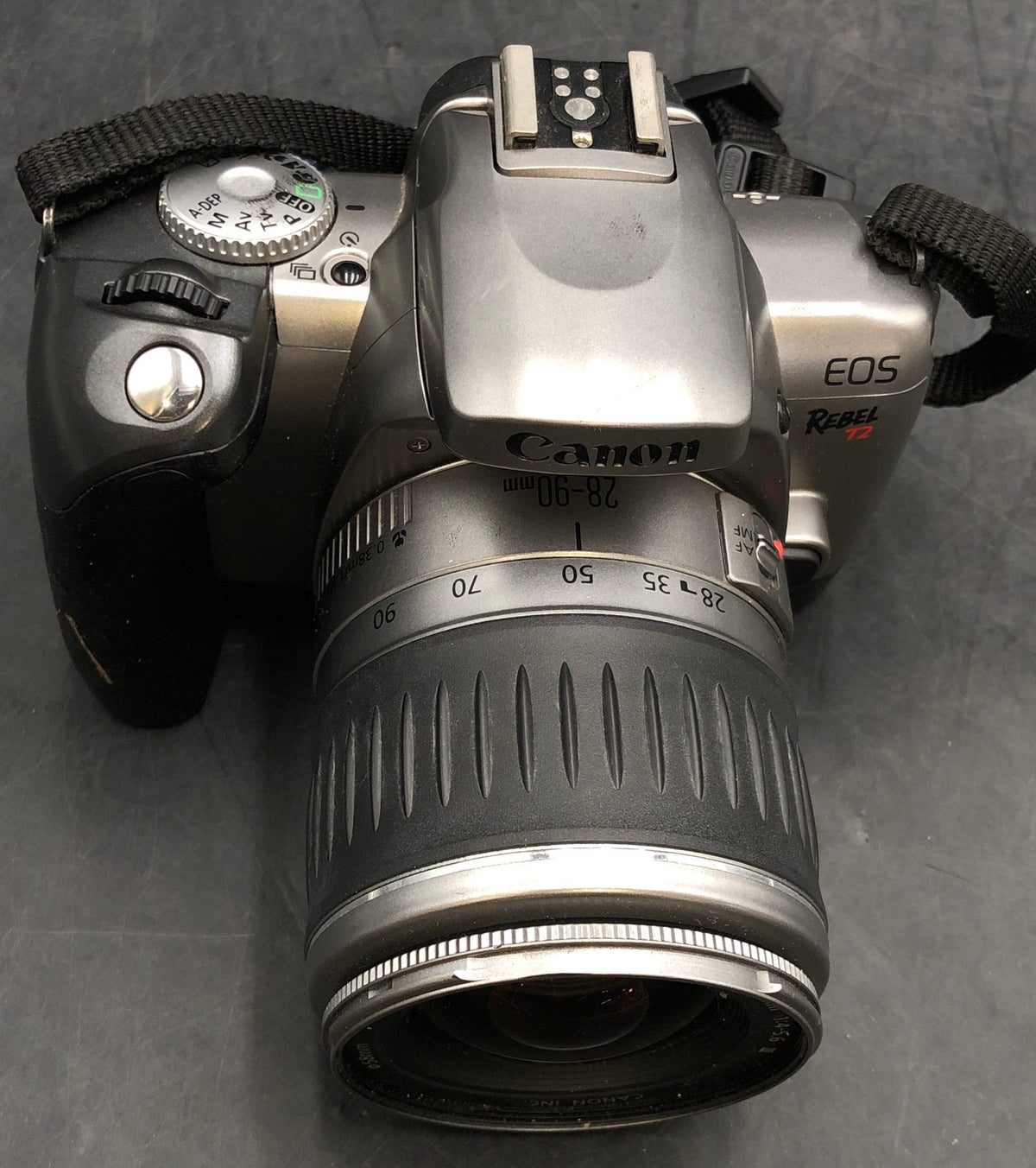 Vintage Canon EOS Rebel T2 35mm Film SLR Camera w/ EF 28-90mm Lens