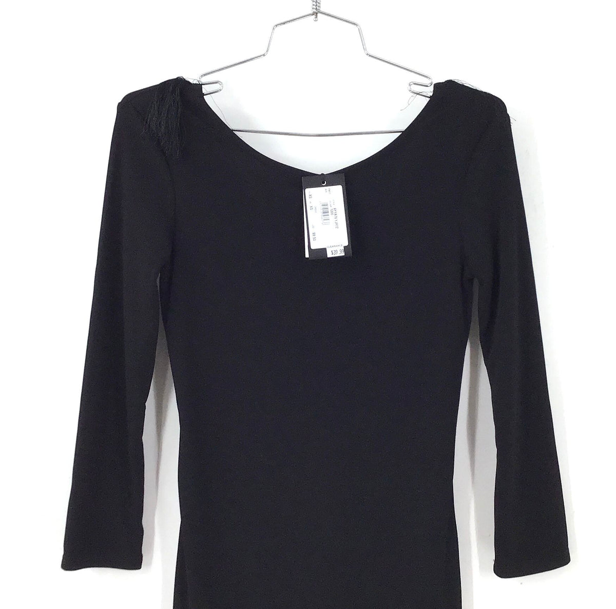 NWT Armani Exchange Women's Black Sheath Dress - Size XS