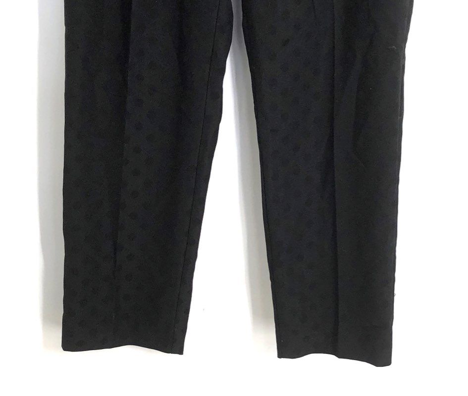 Ann Taylor Women's Black Polka Dot Tapered Leg Pants Sz M NWT