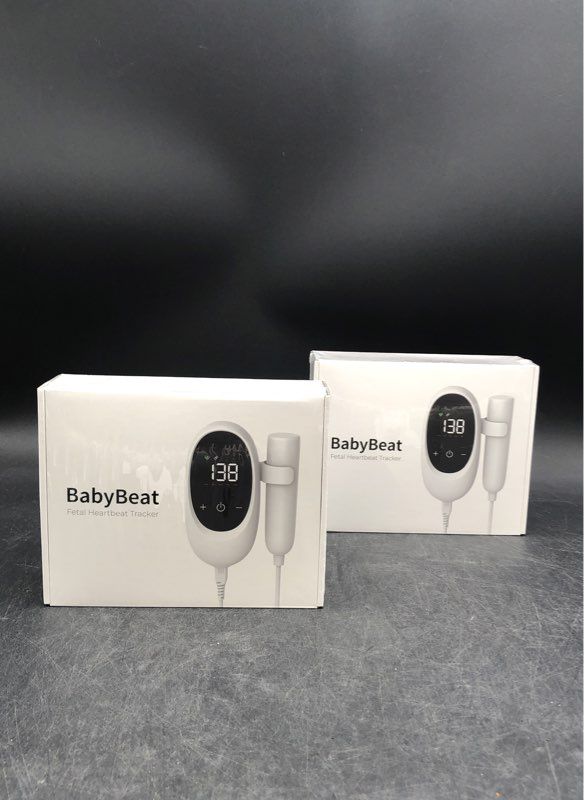 SEALED Lot of 2 BabyBeat Fetal Heartbeat Tracker Doppler Monitor