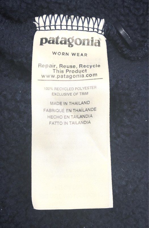 Patagonia Men's Navy Blue Better Sweater Knit Fleece Henley Pullover Sz XL