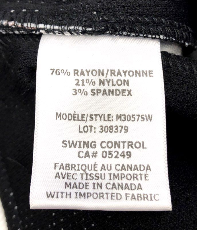 Swing Control Women's Geometric Mosaic Print Golf Ankle Pants M3057SW Sz 2