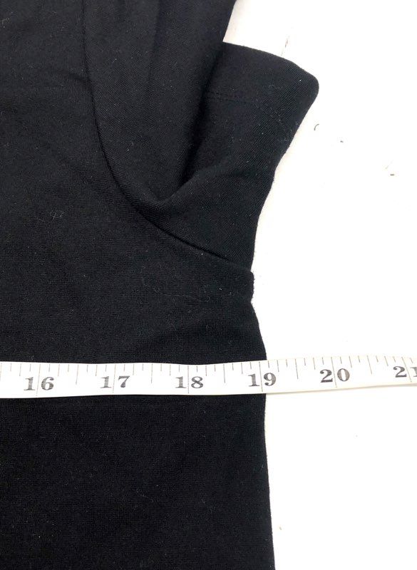 Marc O'Polo Women's Black Short Sleeve Viscose Blend Stretch Dress Sz 42