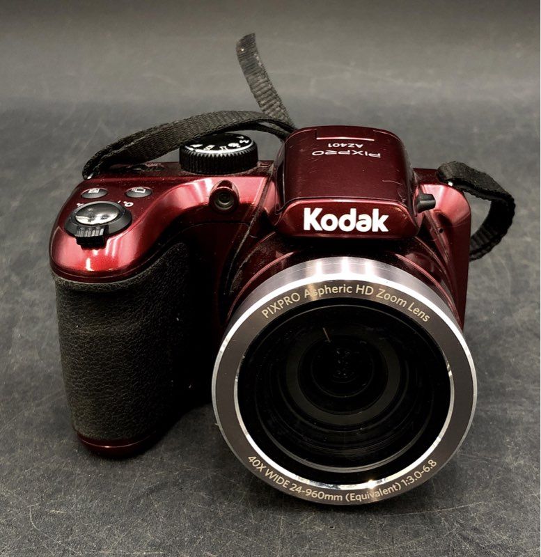 Kodak Pixpro AZ401 16MP 40x Optical Zoom Digital Bridge Camera Red