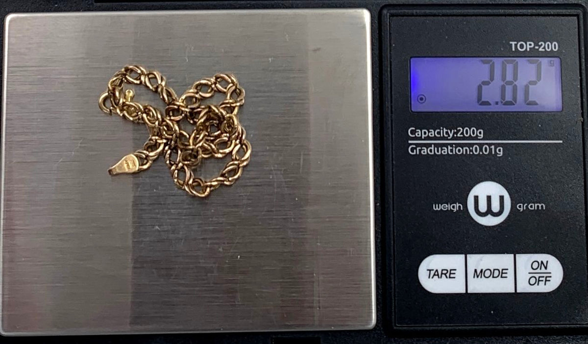 Marvelous 10K Yellow Gold 7.5" Link Bracelet 2.82g