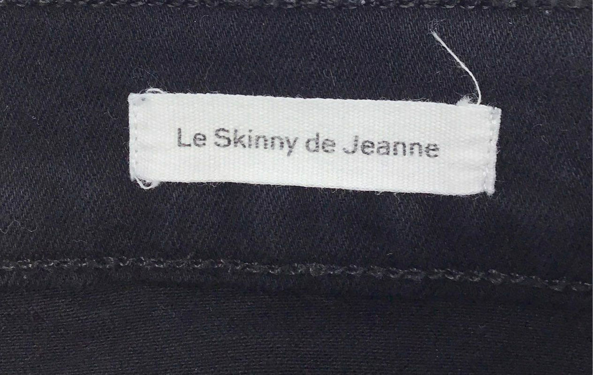 Frame Women's Le Skinny de Jeanne Black Skinny Denim Jeans Sz 29