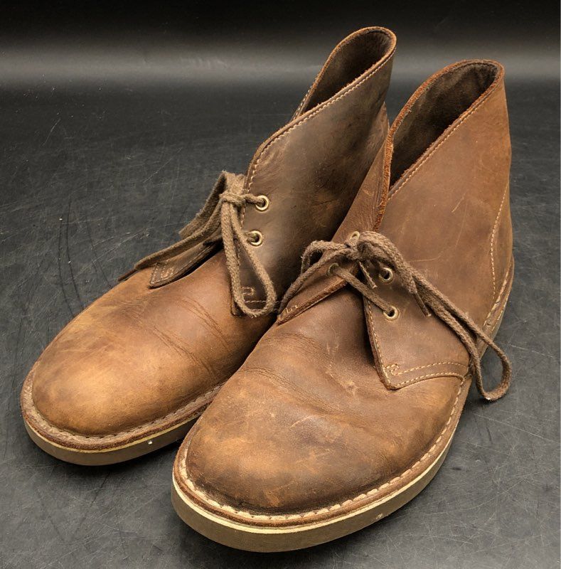 Clarks Men's Bushacre 2 Brown Chukka Boots - Size 9M